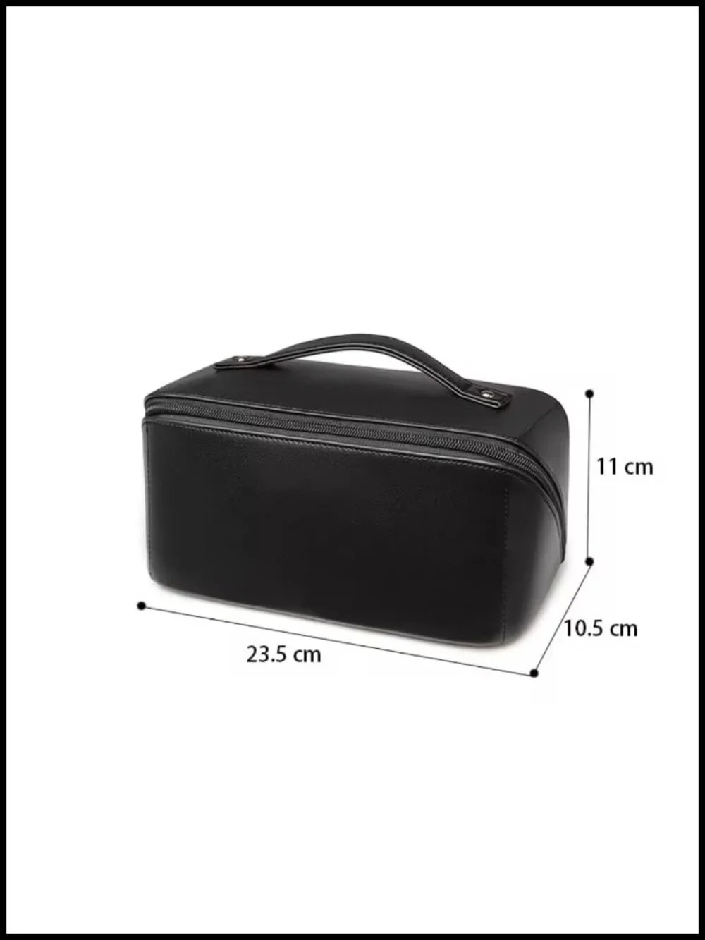Waterproof PU Leather Travel Makeup Bag Cosmetic Organizer Toiletry Case with